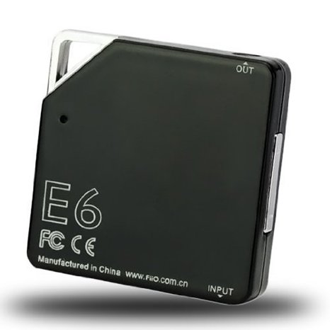 FiiO E6 Portable Headphone Amplifier - Black