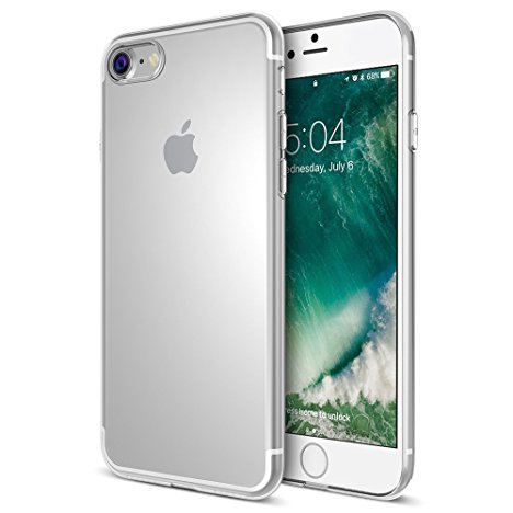 iPhone 7 Case, Moduro [MINIMALIST SERIES] Full Coverage Ultra Thin [1.0mm] Slim Fit TPU Case for iPhone 7 (Clear)