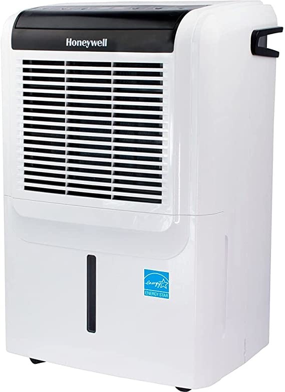 Honeywell DH70PWKN 70 Pint (50 Pint 2019 DOE) Energy Star Dehumidifier with Built-in Drain Pump & 5 Year Warranty