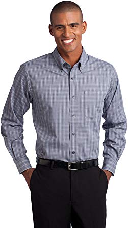 Port Authority Men's Tall Tattersall Easy Care Shirt