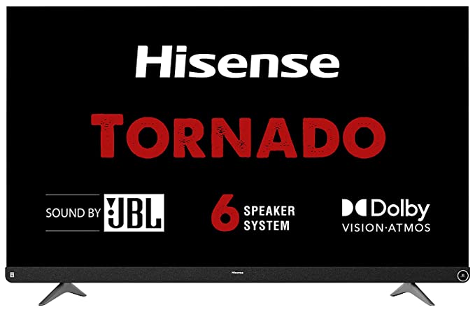 Hisense 164 cm (65 inches) 4K Ultra HD Smart Certified Android LED TV 65A73F (Black) (2021 Model) | With JBL 6 Speaker System