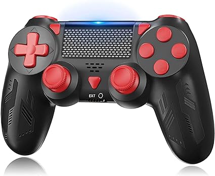Bonacell Wireless Controller for P 4 Gamepad with 6-Axis Motion Sensor Turbo Touch Pad Joystick for P 4/pro/slim/PC Windows