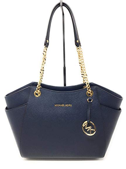 Michael Kors Women's Jet Set Travel - Large Chain Shoulder Tote