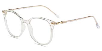 Firmoo -Customized Prescription Blue Light Blocking Glasses Unisex/Non-prescription Eyeglasses Frame with Clear Lenses