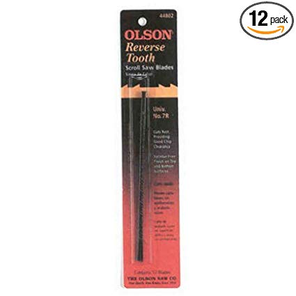 Olson Saw FR44000 Skip Tooth .022 x 0.10-Inch,28-TPI Scroll Saw Blade