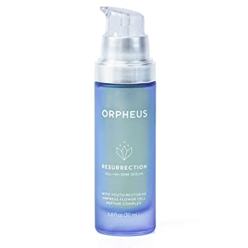 ORPHEUS Resurrection All-In-One Serum Treatment – Botanical stem cell face serum with collagen stimulating peptides, high in hyaluronic acid and vitamin C. 1.0 oz. 100% Pure.