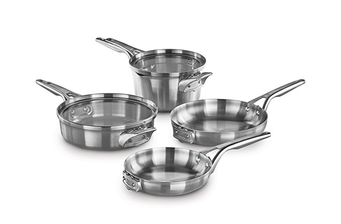 Calphalon Premier Space Saving Stainless Steel 6 Piece Set