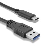 USB Type C To USB Type A Cable TechMatte USB 30 USB 31 Gen 1 Type C USB-C Charging Data Sync Cable for Google Nexus 5X 6P OnePlus 2 Two Nokia N1 Zenpad S 80 Male to Male Black 3ft