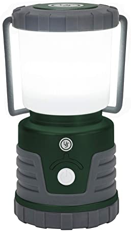 UST 30-Day Duro 1000 Lumen LED Lantern with Lifetime LED Bulbs, Glow in The Dark Power Button and Hook for Camping, Hiking, Emergency and Outdoor Survival