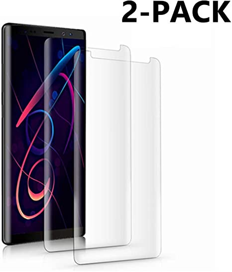 [2 Pack] Galaxy Note 8 Tempered Glass Screen Protector,TEIROO[HD Clear][Anti-Bubble][Anti-Scratch][Anti-Fingerprint] Tempered Glass Screen Protector For Samsung Galaxy Note 8
