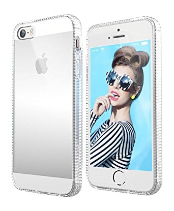 Incircle 2016 Best New iPhone Se Case, Befrog Crystal Back Soft Slim Flexible Grip Clear Back Pannel Plus TPU Bumper Cover Case for Apple iPhone Se Special Edition Mini Clear, Clear