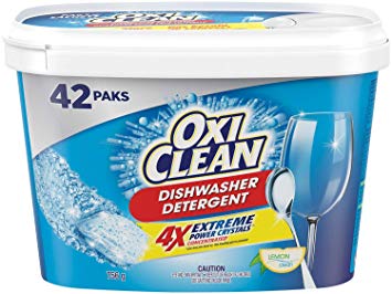 OxiClean Dishwasher Detergent, Lemon Clean, 42 Count