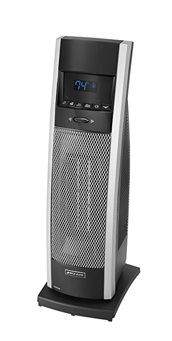 Holmes BCH9212R-NU Bionaire Remote Control Tower Heater with Remote, Medium, Black