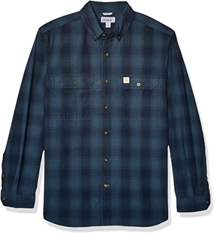 Carhartt Men's Fort Plaid Long Sleeve Shirt