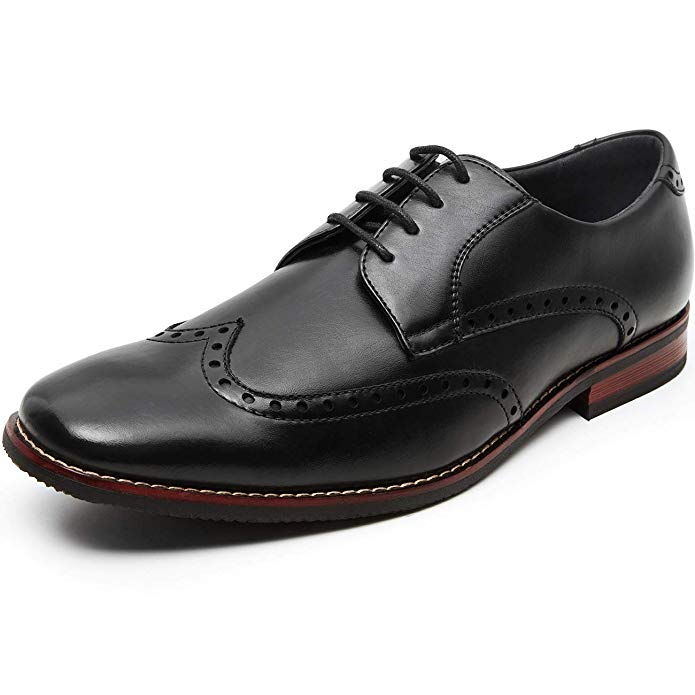 Men's Classic Cap Toe Leather Lined Oxford Dress Shoes