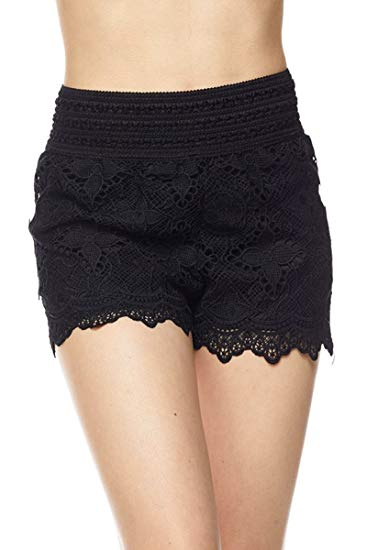 ToBeInStyle Women's Lace Shorts