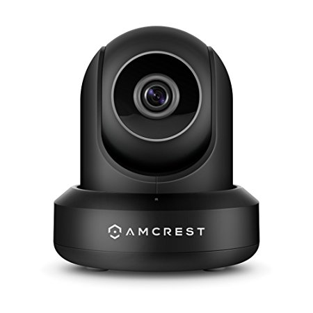 Amcrest ProHD IP2M-841B WiFi Video Security Wireless IP Camera with Pan/Tilt, Two-Way Audio, Full HD 1080P (1920TVL), Wide 90° Viewing Angle and Night Vision (V2 Upgraded Firmware) (Charcoal)