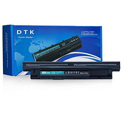 Dtk® New High Performance Laptop Battery Replacement For DELL INSPIRON 14 3421 / 14R 5421 / 14R-(3437 N3421 N5421) 15 3521 / 15R-(3537 5537 N3521 N5521 N5537) / 17 3721 / 17R-(5737 N3721 N3737 N5721 N5737) 17R 5721 / 15R 5521 / Latitude 14 3000 /15 3000 / 3440 / 3540 / E3440 / E3540 /VOSTRO 2421 2521 SERIES/ MR90Y / 0MF69 / 312-1390 / 49VTP / 68DTP / 6KP1N / 8TT5W / FW1MN / MK1R0 / PVJ7J / V8VNT / X29KD / YGMTN / 24DRM / 312-1392 / 4DMNG / 6HY59 / 6XH00 / 9K1VP / G019Y / MR90Y / T1G4M / VR7HM / XCMRD / 312-1387 / 312-1433 / 4WY7C / 6K73M / 8RT13 / DJ9W6 / G35K4 / N121Y / V1YJ7 / W6XNM / XRDW2 (11.1V 5200MAH 6CELLS 6-CELLS) 12 Months Warranty