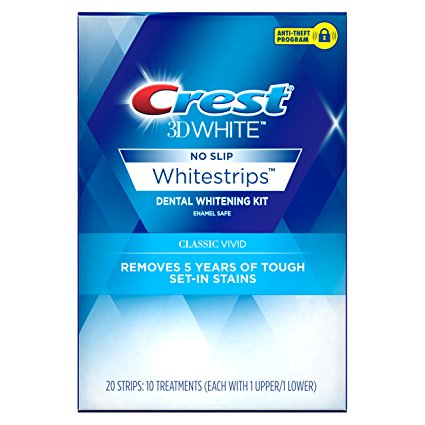 Crest 3D White Classic Vivid Dental Whitening Kit with 10 Treatments