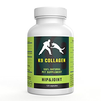 K9 Collagen Hip & Joint Supplement For Dogs - Supports Healthy Joints Cartilage & Skin vitamins for dogs - Aids Muscle Regeneration Boosts Collagen Production For Better Overall Health
