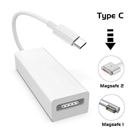 Jevtech Replacement for Type C to MagSafe 1 & MagSafe 2 Adapter USB C MagSafe Adapter Jevtech MacBook Pro, Chromebook