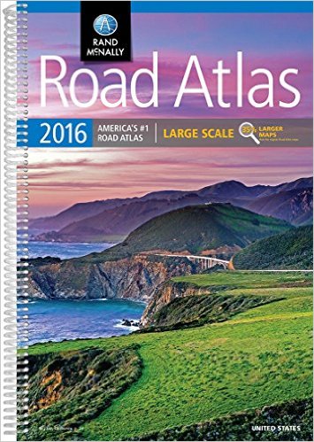 Rand McNally 2016 Large Scale Road Atlas Rand Mcnally Large Scale Road Atlas USA