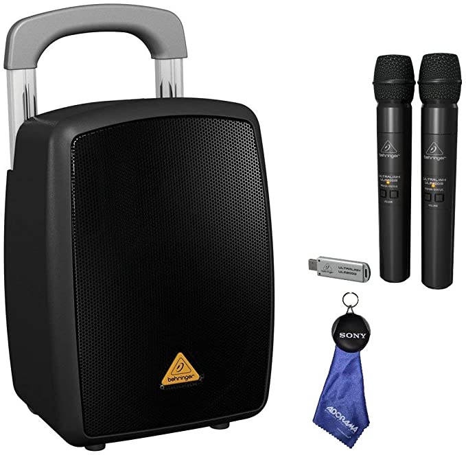 Behringer Europort MPA40BT-PRO All-in-One Portable PA System   Ultralink ULM202USB High-Performance 2.4 GHz Digital Wireless System, Includes 2 Microphones and Dual-Mode USB Receiver