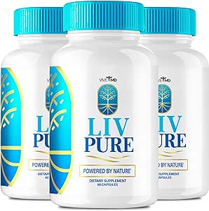 Liv Pure Capsules - Official Formula - Liv Pure Liver Detox Cleanse & Repair - Liver Supplement Dose for Your Liver & for Maximum Strenghth, LivPure Reviews Pills (3 Pack)