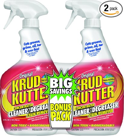 KRUD KUTTER KK32BP/6 32-Ounce Trigger Spray Original Concentrate Cleaner/Degreaser Bonus Pack, 2-Pack