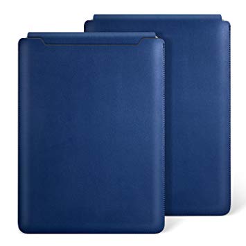 Ayotu MacBook Pro 15.4 Inch with Retina Display (A1398), MacBook Pro 15 Inch (A1707) Released in 2016 Leather Sleeve Case,Waterproof Sleek Leather Bag for MacBook Pro Retina 15 Inch,Royal Blue