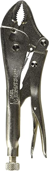 CH Hanson C.H. Hanson 71050 Manual Locking Pliers, Curved Jaw, 10 inch