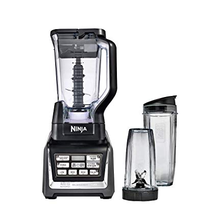 Ninja BL641C Nutri Ninja| Ninja Blender Duo with Auto-iQ, Small, Black