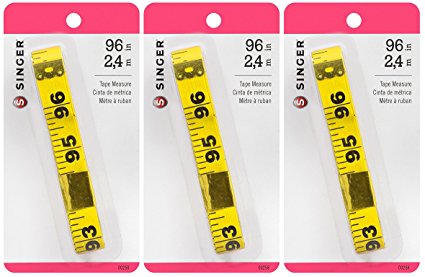 3-Pack - Singer 96-Inch Extra Long Tape Measure