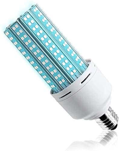 2020 Latest 500W Equivalent Led UVC Light Bulb UV Germicidal Lamp E26 Medium Base, Great for Home, Warehouse, Supermarket