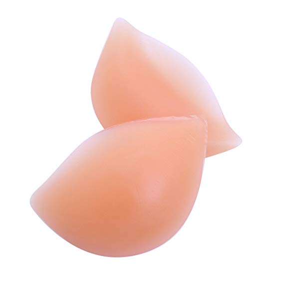 Jo Thornton - Silicone Breast Enhancers ("Chicken Fillets") - Suitable for AA, A, B and C cups - White Flesh colour 195g Pair