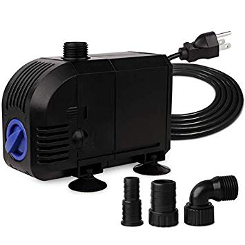 FREESEA Submersible Pump for Aquarium, Pond, Fountain, Hydroponics, Statuary