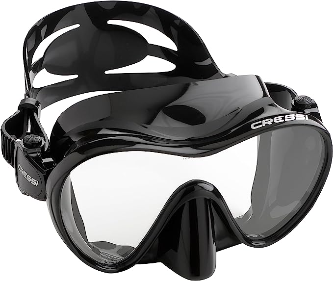 Cressi F1, Scuba Diving Snorkeling Frameless Mask - Perfect Seal Silicone Skirt - Cressi: Quality Since 1946