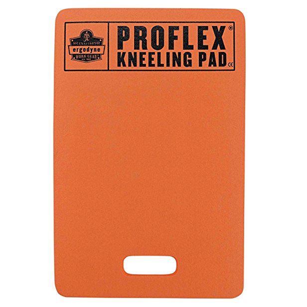 ProFlex 380 Multi-Functional Foam Kneeling Pad, Cushions and Protects for Static Kneeling, Orange, 14" x 21" x 1"