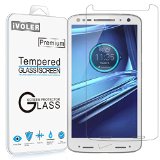Droid Turbo 2 Screen Protector - iVoler Tempered Glass Screen Protector for Motorola Droid Turbo 2- 03mm 25D 9H Hardness Featuring Anti-Scratch Anti-Fingerprint Bubble Free- Lifetime Warranty