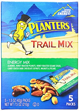 Planters Energy Trail Mix Pack, 1.5 Ounce, 5 Count