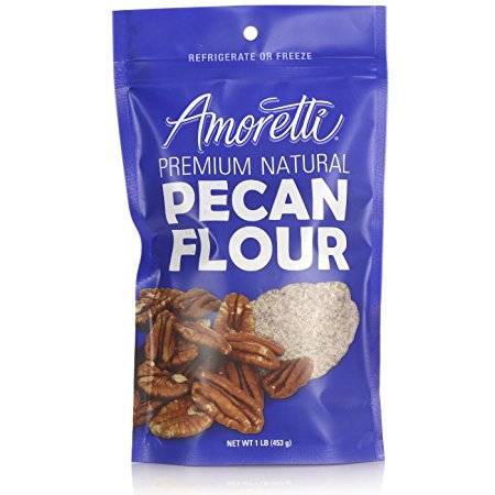 Amoretti Premium Natural Pecan Flour, 1 Pound