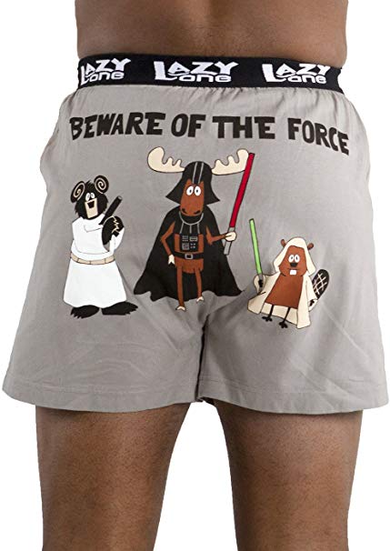 Soft Comical Boxers for Men by LazyOne | Animal Pun Joke Underwear for Guys