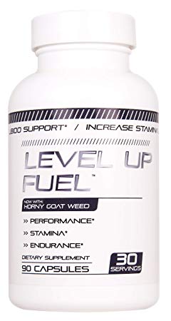 Level Up Fuel Male Enhancing Pills - Enlargement Booster for Men - Increase Size, Strength, Stamina - Energy, Mood, Endurance Boost - All Natural Performance Supplement 90 Capsules Manufactured USA
