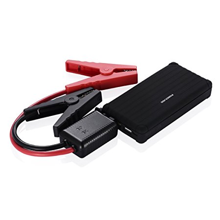 Poweradd Carmate Pro Car Jump Starter 500A Peak Current 6000mAh with Unique Low Temperature Start Feature for All 12V Gasline and Diesel Vehicles