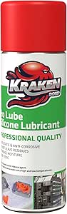 Kraken Bond Silicone Mold Release Spray - (1x12.3 oz) High Temperature Mold Release Agent for Epoxy Resin Lubricates Protects and Renews Anti-Static & Anti-Corrosive, 1 Pack