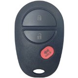 Discount Keyless Replacement 3 Button Automotive Keyless Entry Remote Control Transmitter Compatible with Toyota Vehicles GQ43VT20T