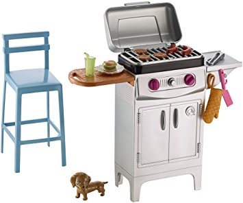 Barbie BBQ Grill Furniture & Accessory Set