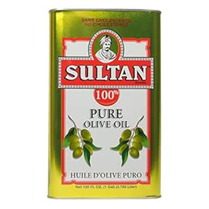 Sultan Pure Olive Oil, No Additives, No Preservatives, No Cholesterol, 128 FL. OZ