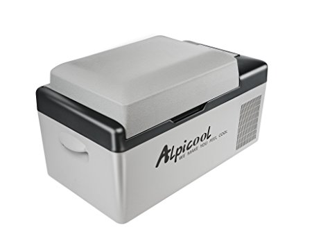 Alpicool C20 dc compressor car fridge freezer 12V 24V 110V -20C car and home use 20 Litres