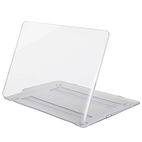 Mosiso Plastic Hard Case Cover for MacBook Air 13 Inch (Models: A1369 and A1466), Clear